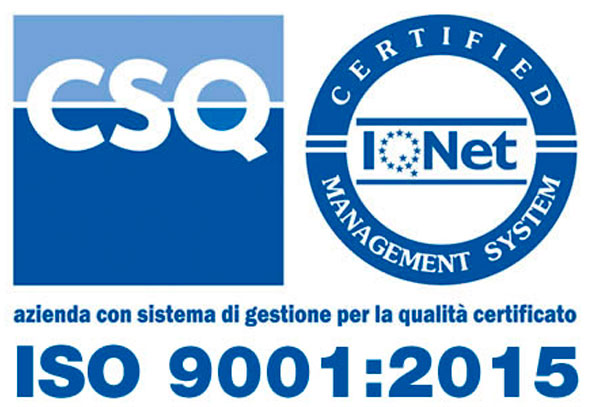 Certified Quality ISO 9001:2015